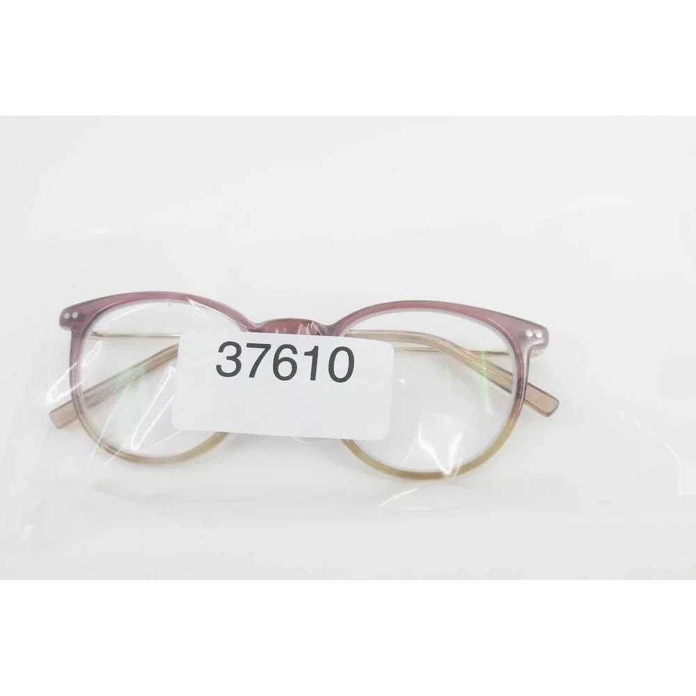 Isaac Mizrahi New York Eyeglasses Burgundy Yellow Gradient Round IM30032
